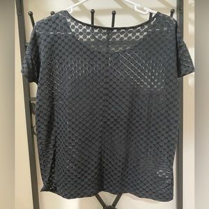 Loft Women’s Black Short Sleeve Top, Size Small